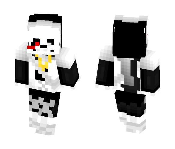 Underverse Cross Sans - Male Minecraft Skins - image 1