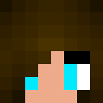 Download Free Girl with long hair Skin for Minecraft image 3 Girl with long hair - Color Haired Girls Minecraft Skins - image 3