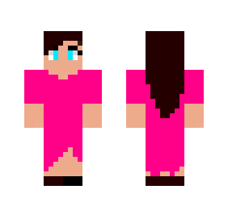 Pink dress prom girl