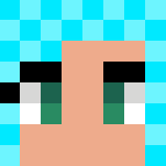 Download Free Girl with blue hair Skin for Minecraft image 3 Girl with blue hair - Color Haired Girls Minecraft Skins - image 3