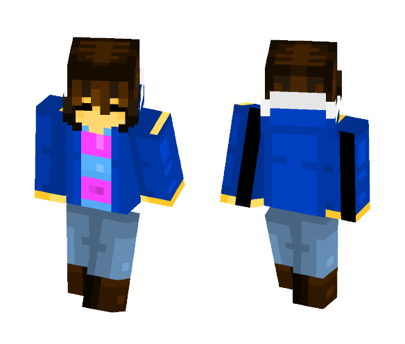 Grown Up Frisk - Interchangeable Minecraft Skins - image 1