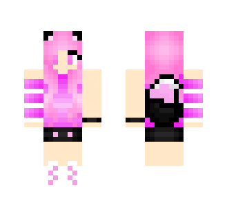 Pink Wolf Girl