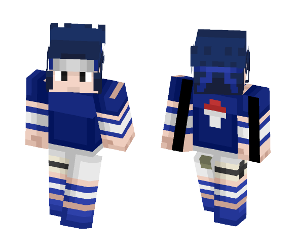 Sasuke Uchiha - Male Minecraft Skins - image 1