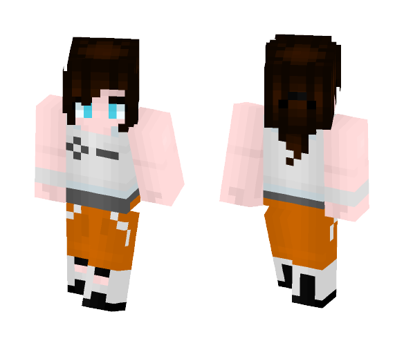 [Portal] Chell - Female Minecraft Skins - image 1