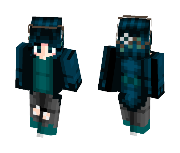 Download Free sinking into a sea of despair Skin for Minecraft image 1 sinking into a sea of despair - Female Minecraft Skins - image 1
