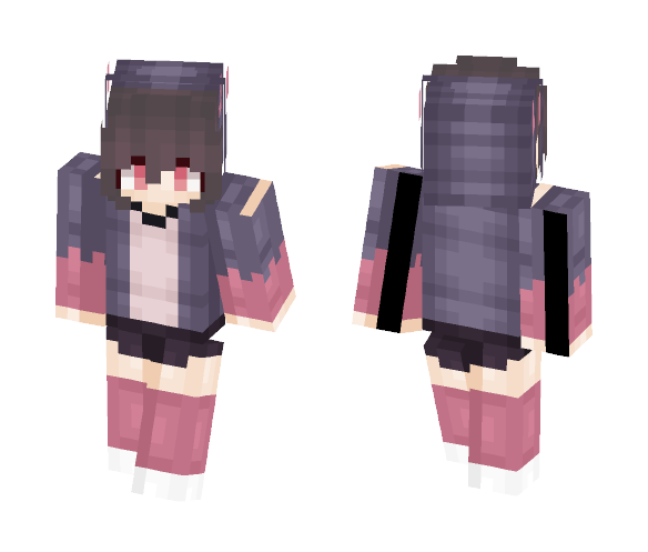Hoodie thing | KamiAhiro - Male Minecraft Skins - image 1