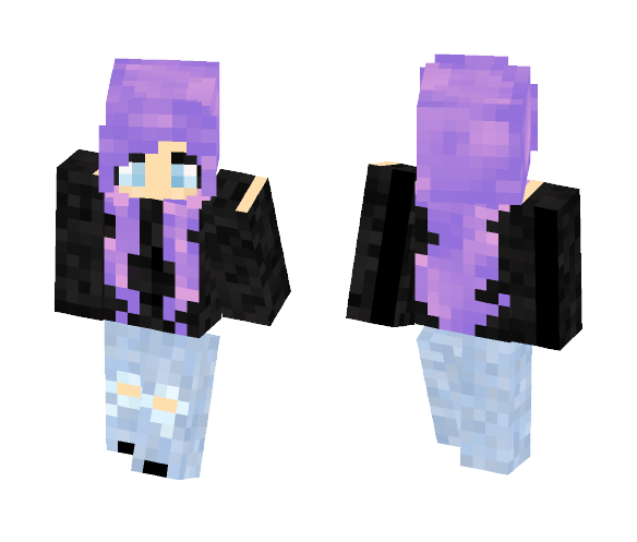 Dyed Hair - Female Minecraft Skins - image 1