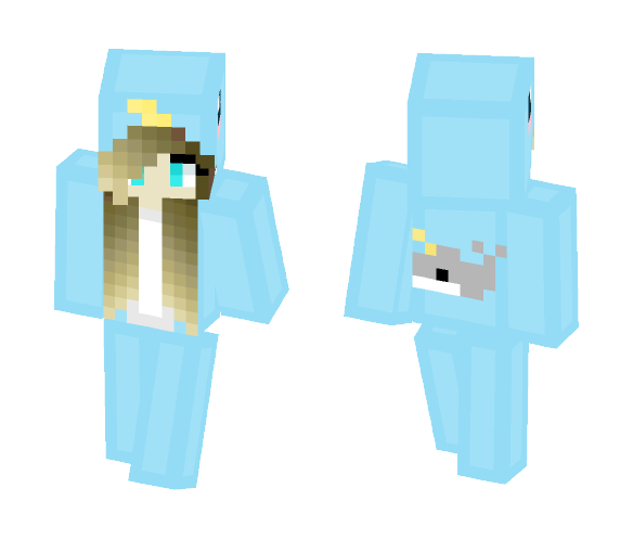 Narwhal girl - Girl Minecraft Skins - image 1