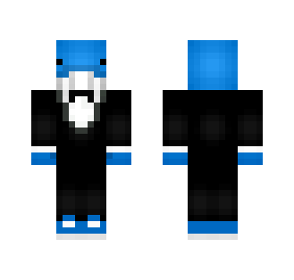 Blue whale tuxedo
