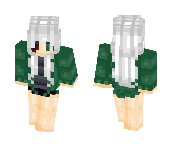 Bleached Yet Girly ( Missing Eye ) - Female Minecraft Skins - image 1