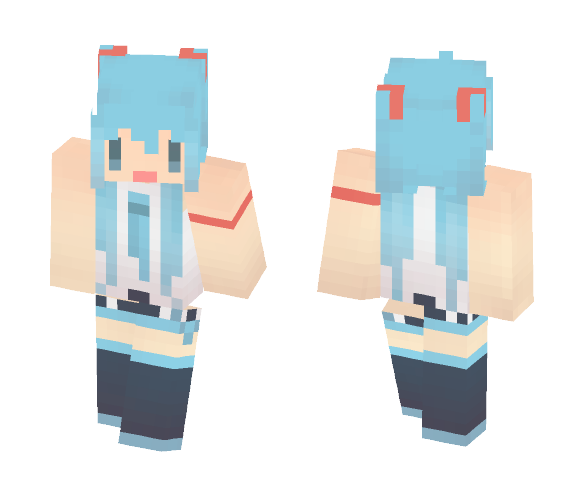 Vocaloid | Hatsune Miku Lat - Female Minecraft Skins - image 1