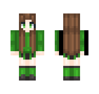 Green Tea in a Black cup - Female Minecraft Skins - image 2