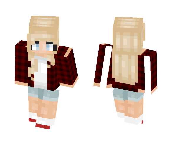 Download Free HighSchool Girl Skin for Minecraft image 1 HighSchool Girl - Girl Minecraft Skins - image 1