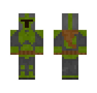 Star Wars Green Mandalorian - Male Minecraft Skins - image 2