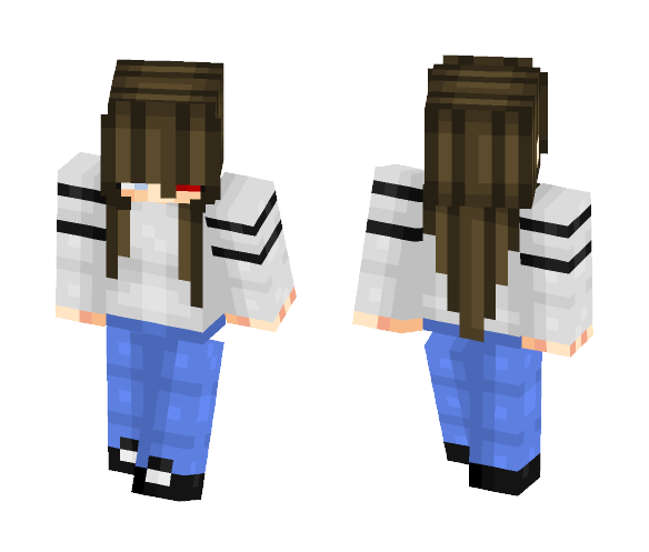 Hiden secret grl 0.0 - Female Minecraft Skins - image 1