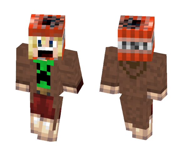 Psycho Creeper/TNT Fanatic - Male Minecraft Skins - image 1