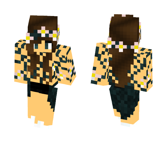 Flower Girl - Girl Minecraft Skins - image 1