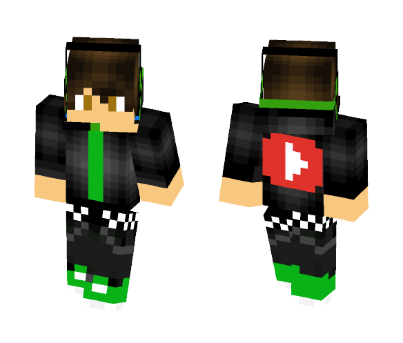 Download Free Youtuber Kolt Crafter Skin for Minecraft image 1 Youtuber Kolt Crafter - Male Minecraft Skins - image 1