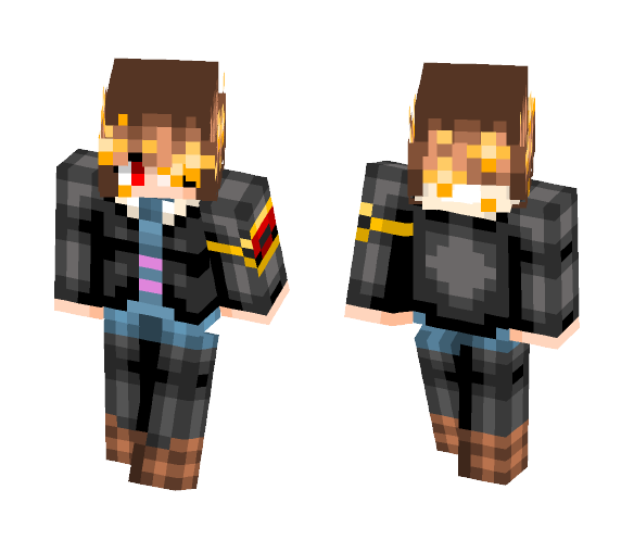 Flowerfell Frisk 2.0 - Interchangeable Minecraft Skins - image 1