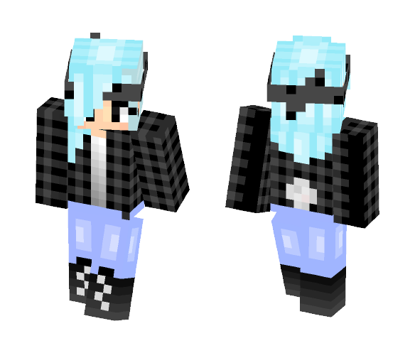 ~(Half Shaved Head 1st Version)~ - Female Minecraft Skins - image 1
