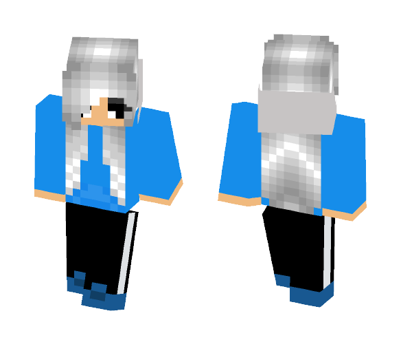 Sans [ Girl VR ] - Girl Minecraft Skins - image 1