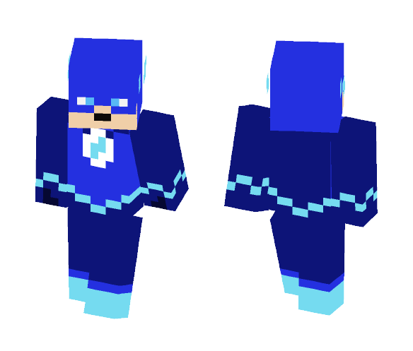 Blue Lantern Flash - Male Minecraft Skins - image 1