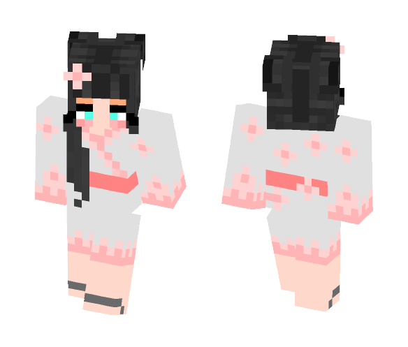 Download Free Japanese Girl Skin for Minecraft image 1 Japanese Girl - Girl Minecraft Skins - image 1