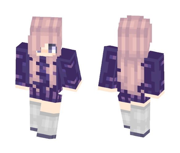 Galaxy Sweatshirt - Female Minecraft Skins - image 1