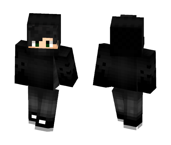 Fire Black Boy - Boy Minecraft Skins - image 1