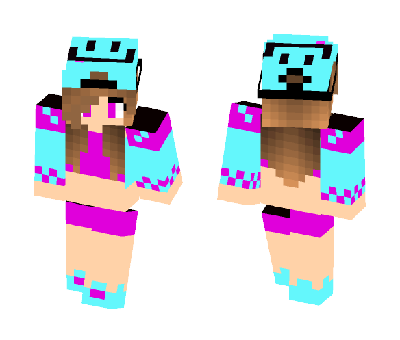 Download Free Hip-Hop Skin Skin for Minecraft image 1 Hip-Hop Skin - Female Minecraft Skins - image 1