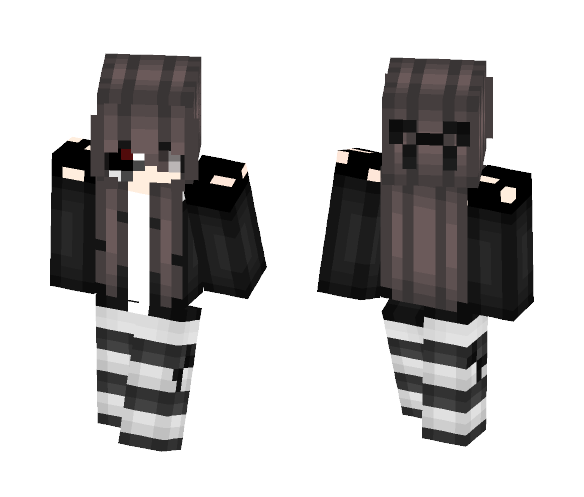 Goth Girl - Girl Minecraft Skins - image 1