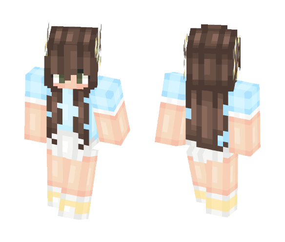 Pastel Deer Girl ; @juliaavibes - Girl Minecraft Skins - image 1