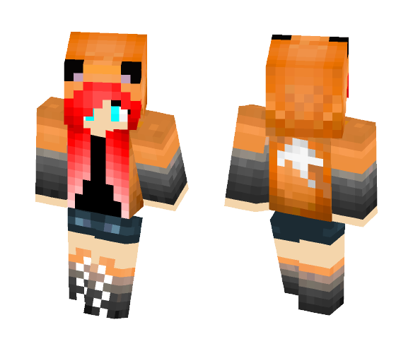 cute fox girl - Cute Girls Minecraft Skins - image 1
