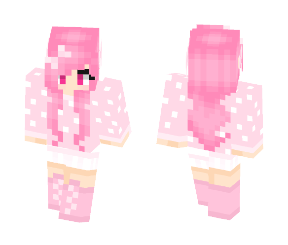 Download Free Pink Pastel Girl Skin for Minecraft image 1 Pink Pastel Girl - Girl Minecraft Skins - image 1