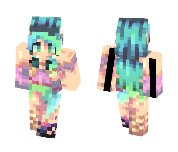 Coral Reef - Female Minecraft Skins - image 1