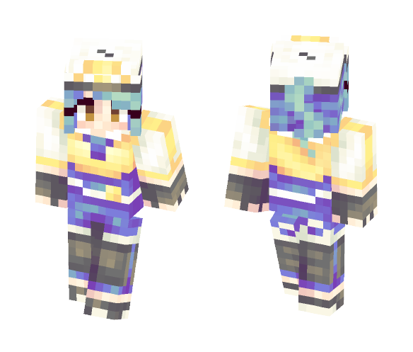 Download Free PokemonGo Girl Skin for Minecraft image 1 PokemonGo Girl - Girl Minecraft Skins - image 1