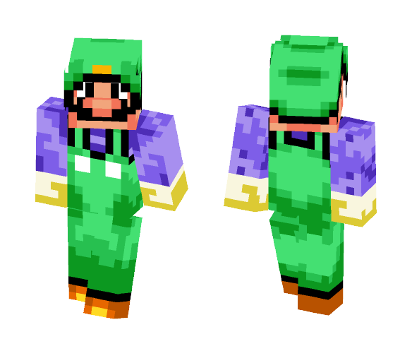 luigi smb snes - Male Minecraft Skins - image 1