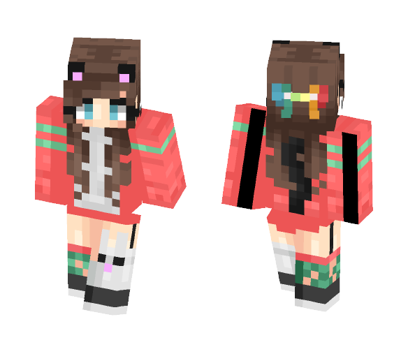 Cat Girl ^-^ | Daaylii - Cat Minecraft Skins - image 1