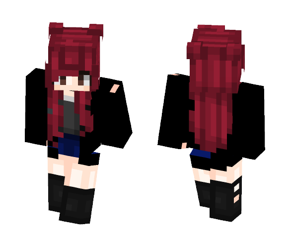 Cassii | Darkness Inside - Female Minecraft Skins - image 1
