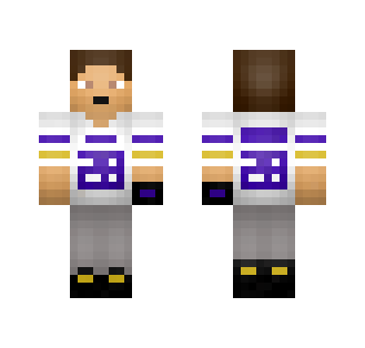 American Football Fan (Vikings) - Male Minecraft Skins - image 2