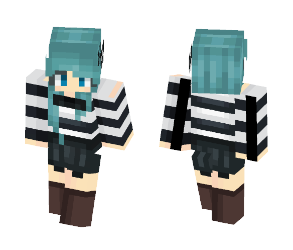 Download Free Casual Tumblr Clothing Skin for Minecraft image 1 Casual Tumblr Clothing - Female Minecraft Skins - image 1