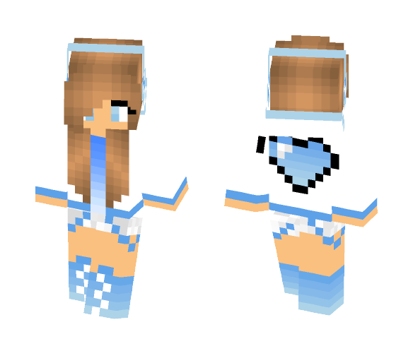 Download Free heart sweater girl Skin for Minecraft image 1 heart sweater girl - Girl Minecraft Skins - image 1