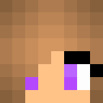 Download Free blonde girl purple Skin for Minecraft image 3 blonde girl purple - Girl Minecraft Skins - image 3