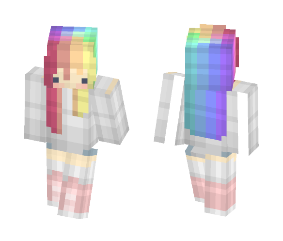rainbow - Female Minecraft Skins - image 1