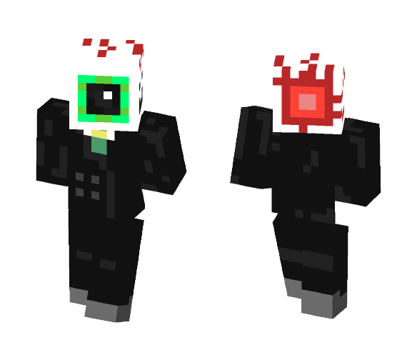 Download Free I Heart Guts - Eyeball_in a suit Skin for Minecraft image 1 I Heart Guts - Eyeball_in a suit - Male Minecraft Skins - image 1