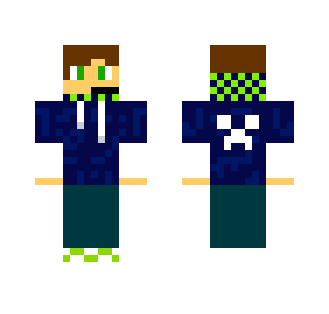 cool blue guy - Male Minecraft Skins - image 2