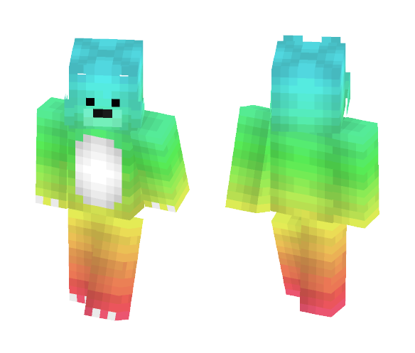 Rainbow Bear - Interchangeable Minecraft Skins - image 1