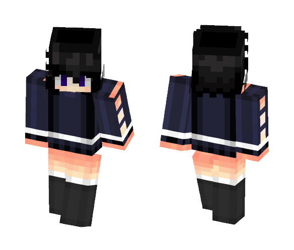 KaWarrior ~ Emo Schoolgurl - Female Minecraft Skins - image 1