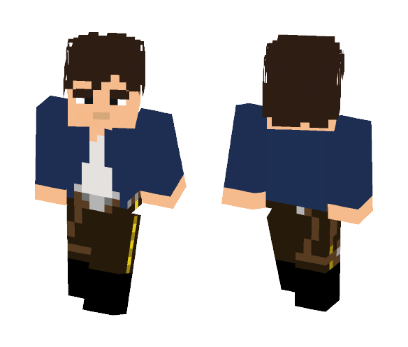 Han Solo Empire Strikes Back - Male Minecraft Skins - image 1
