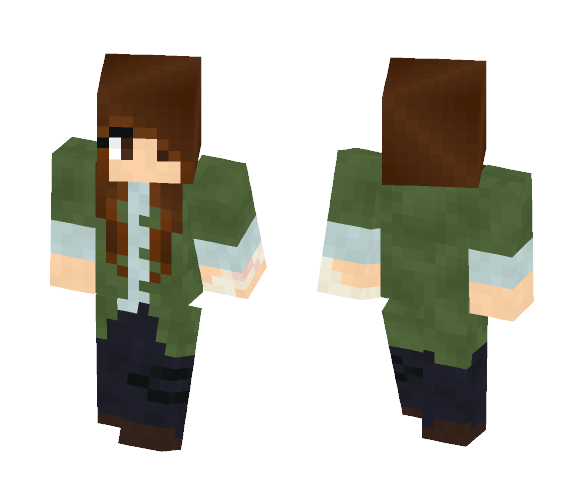 Zombie Apacolypse Outfit - Female Minecraft Skins - image 1